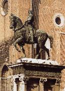 Andrea del Verrocchio Equestrian Statue of Bartolomeo Colleoni oil on canvas